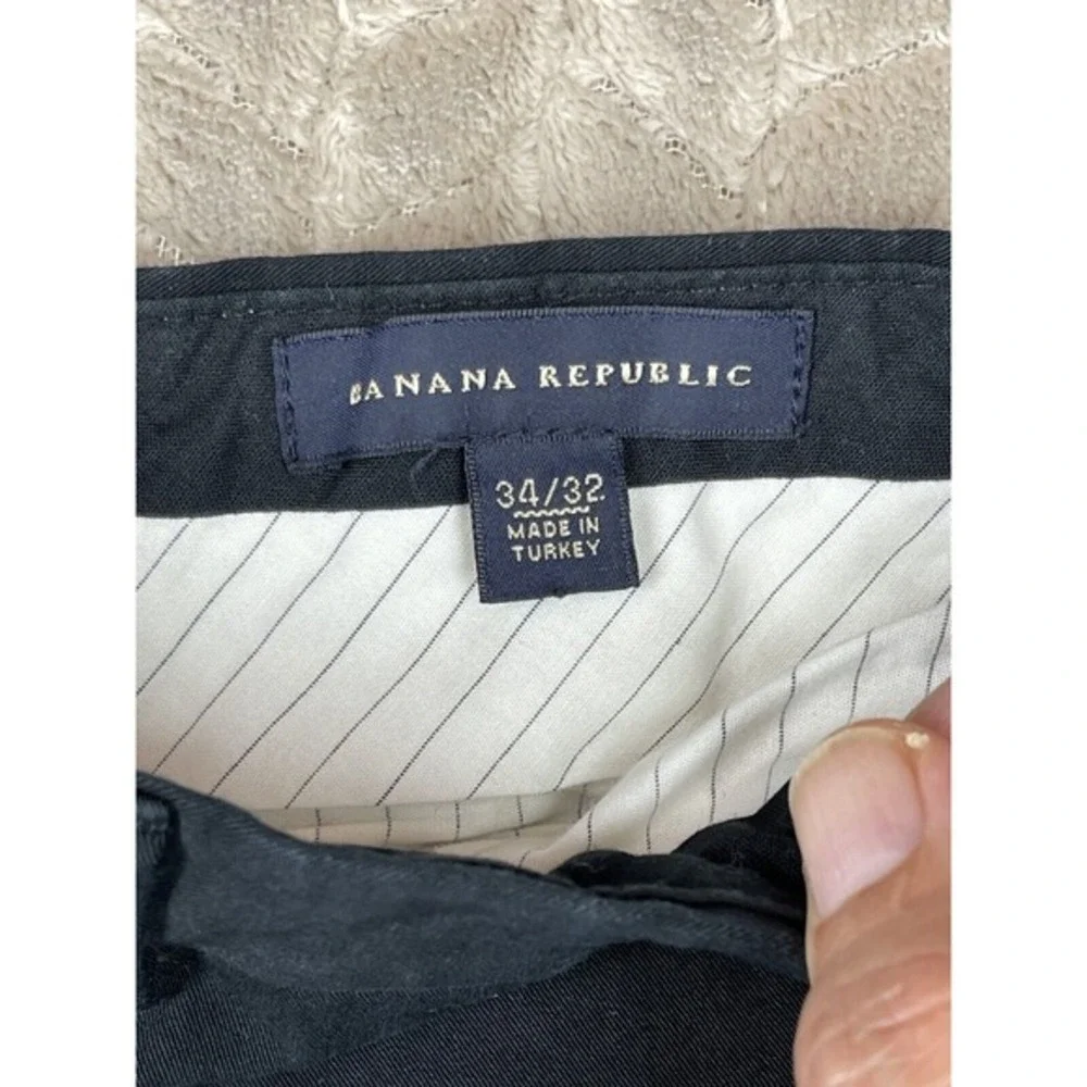 Banana Republic Mens 34X32 Black Chino‎ Pants